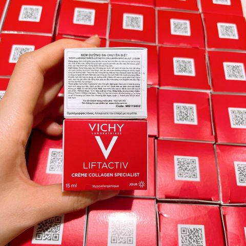 Kem Dưỡng Vichy Liftactiv Collagen Specialist 50ml - Làm Sáng Da, Ngăn Ngừa Dấu Hiệu Tuổi Tác, Dành Cho Mọi Loại Da