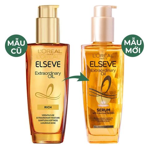 Dầu Dưỡng Tóc L'Oreal Elseve Extraordinary Oil 100ml - Chăm Sóc Tóc Hoa Tự Nhiên, Dưỡng Ẩm, Chống Chẻ Ngọn, Phục Hồi Tóc Hư Tổn