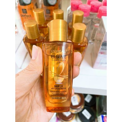 Dầu Dưỡng Tóc L'Oreal Elseve Extraordinary Oil 100ml - Chăm Sóc Tóc Hoa Tự Nhiên, Dưỡng Ẩm, Chống Chẻ Ngọn, Phục Hồi Tóc Hư Tổn