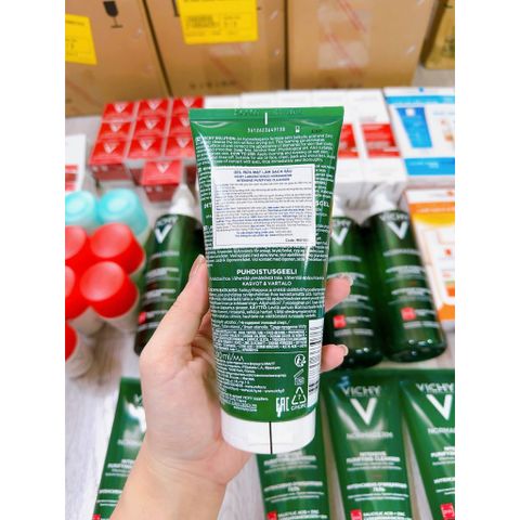 Sữa Rửa Mặt Vichy Normaderm Phytosolution 400ml - Gel Làm Sạch Sâu, Giảm Bã Nhờn và Mụn Cho Da Dầu