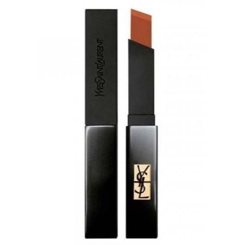 Son YSL The Slim Velvet Radical 314 Limitless Cinnabar - Son Môi Lì Mịn Đỏ Nâu Đất, Bền Màu, Chất Son Nhung, SPF 15