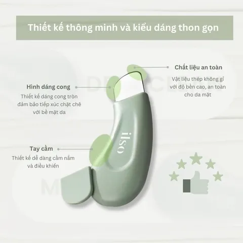 Thanh đẩy mụn ILSO - Thiết bị làm đẹp giúp loại bỏ mụn và bã nhờn hiệu quả, sản phẩm hot cuối tuần này!