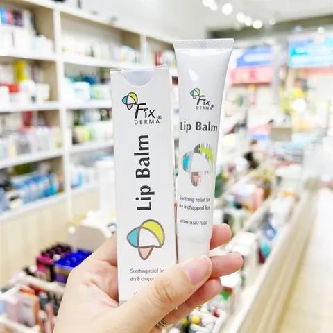 Son Dưỡng Môi Dạng Gel FIXDERMA 15ml - Giúp Giữ Ẩm, Mềm Mịn, Chống Nứt Nẻ, Vitamin C & E cho Môi Hồng Hào Tự Nhiên