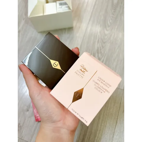 Phấn Mắt Charlotte Tilbury Luxury Palette - Pillow Talk, 4 Ô Màu Trang Điểm Tự Nhiên, Chất Phấn Mịn, Đẹp Lấp Lánh, Phù Hợp Ngày và Đêm