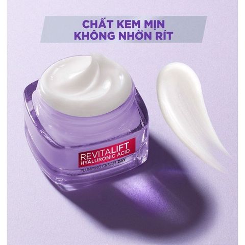 Kem Dưỡng L'Oreal Paris Revitalift 50ml - Kem Cấp Ẩm Hyaluronic Acid Giảm Nếp Nhăn, Tăng Độ Đàn Hồi Da