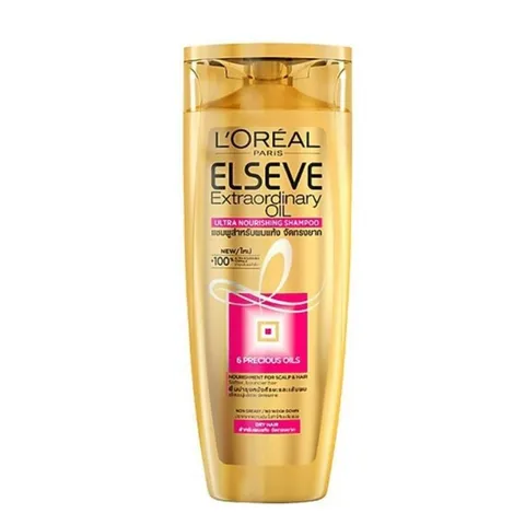 [Date 9/24] Dầu Gội Chiết Xuất Tinh Dầu Hoa tự nhiên L'Oréal Paris Elseve Extraordinary Oil 280ml