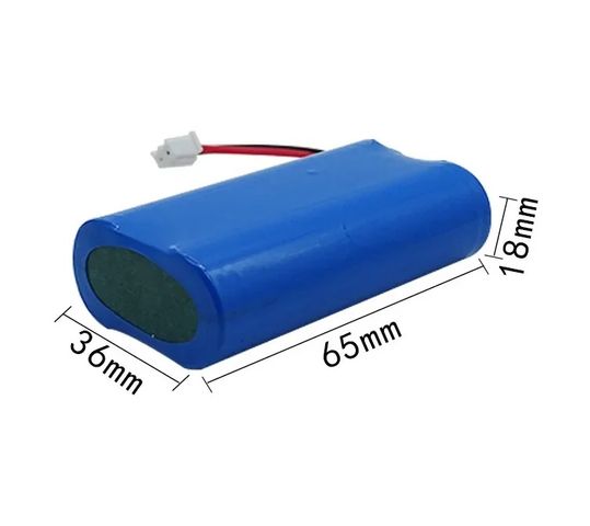 Pin Sạc 18650 7.4V 2500mAh Có Mạch Bảo Vệ - Phù Hợp Cho Loa Bluetooth, Đèn LED Mặt Trời, Micro Karaoke, Jack Cắm 2.54