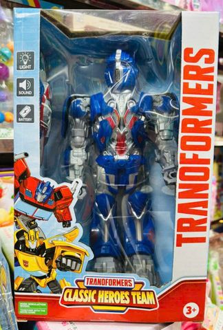 Đồ Chơi Robot Transformers Classic Heroes - Pin Có Đèn Âm Thanh 2 Màu 684A 684B, Đồ Chơi Giải Trí Cho Trẻ Em