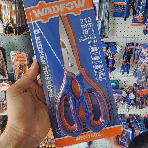 Kéo Nhà Bếp Đa Năng WADFOW WSX1602 - Dài 210mm, Lưỡi Thép Không Gỉ Sắc Bén, Tay Cầm Chống Trượt - Cắt Gà, Rau, Thực Phẩm Dễ Dàng