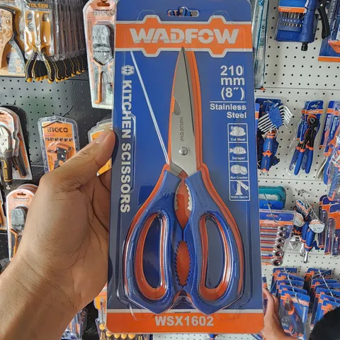 Kéo Nhà Bếp Đa Năng WADFOW WSX1602 - Dài 210mm, Lưỡi Thép Không Gỉ Sắc Bén, Tay Cầm Chống Trượt - Cắt Gà, Rau, Thực Phẩm Dễ Dàng