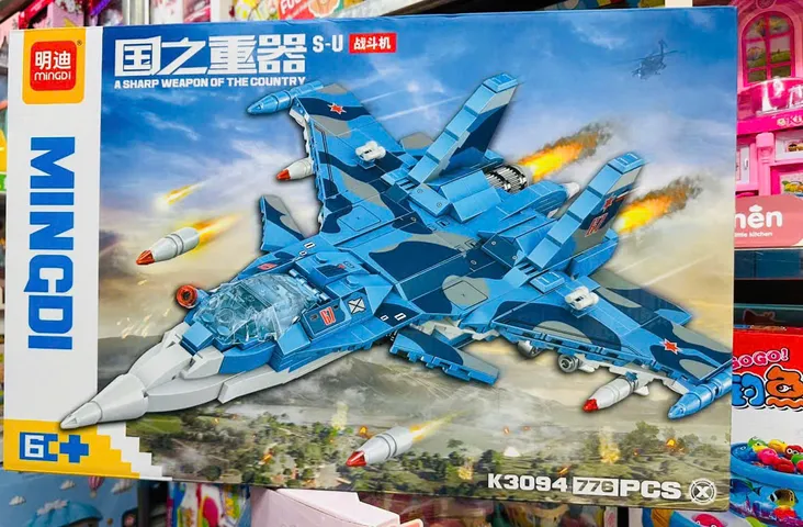 MINGDI K3094 Bộ lắp ráp mô hình máy bay SU A Sharp Weapon of the country