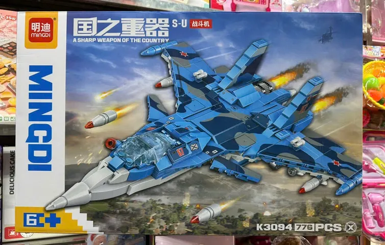 MINGDI K3094 Bộ lắp ráp mô hình máy bay SU A Sharp Weapon of the country