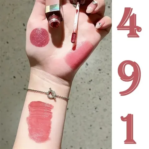 Son Dior 491 Addict Lip Tint Natural Rosewood - Hồng Nâu Thời Thượng, Chất Son Mềm Mại, Dưỡng Ẩm Tối Ưu, Độ Bám Màu Lâu Dài