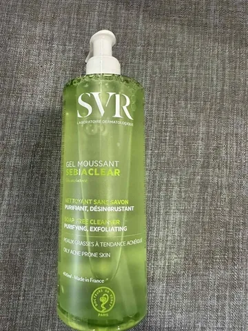 Sữa Rửa Mặt SVR Sebiaclear Gel Moussant 400ml - Giúp Kiểm Soát Nhờn, Ngăn Ngừa Mụn Cho Da Dầu Tươi Sáng, Không Kích Ứng