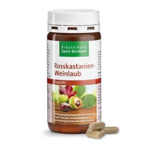 Viên uống khỏe tĩnh mạch Rosskastanien Weinlaub Đức 120 viên