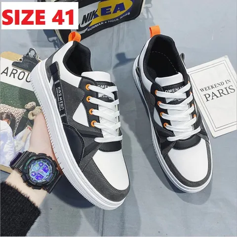 Giày Thể Thao Nam Sneaker Cao Cấp XÁM - Thời Trang Đẹp, Phong Cách Hiện Đại, Nhiều Size Từ 38 Đến 43