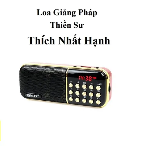 Loa Giảng Pháp Thích Nhất Hạnh - BKK, Tuyển Tập Bài Giảng Thiền Sư, Bao Gồm Thẻ Nhớ & Dây Sạc, Thiết Bị Thiền Tâm Linh
