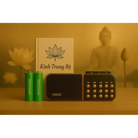 Loa Nghe Kinh Phật Giáo Nguyên Thủy BKK - Kinh Trung Bộ - Thiết Bị Hỗ Trợ Tu Hành Phật Giáo Nam Tông
