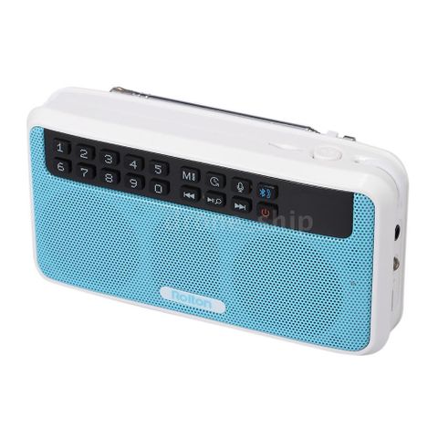 Loa Đài Pháp Thoại Rolton E500 - Loa Bluetooth Đa Chức Năng với FM, Thẻ Nhớ và Ghi Âm, Phù Hợp Cho Kích Hoạt Chụp Ảnh Tự Sướng