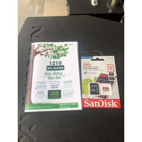 Thẻ Nhớ 16GB Pháp Thoại - 1210 Bài Giảng Dưỡng Tâm Hồn, Tủ Sách Di Động, Hỗ Trợ MP3, Quà Tặng Ý Nghĩa