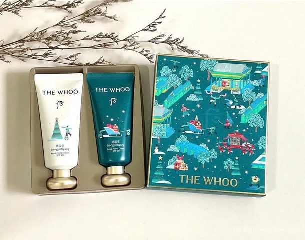 Set kem dưỡng da tay Whoo Royal Hand Cream Limited Edition 60ml x 2  266084