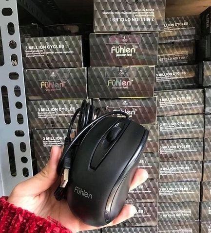 Chuột Vi Tính Có Dây Fuhlen L102 - Thiết Kế Ergonomic Nhẹ, Độ Nhạy Cao, Phù Hợp Làm Việc và Chơi Game - Phụ Kiện Giá Rẻ