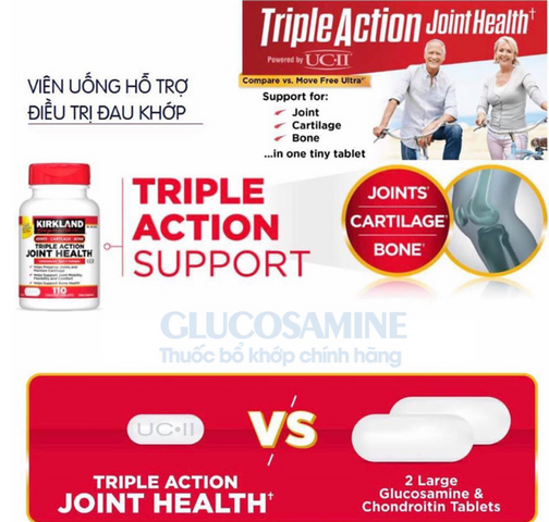 Hỗ Trợ Xương Khớp Kirkland - Joint Health 110 Viên