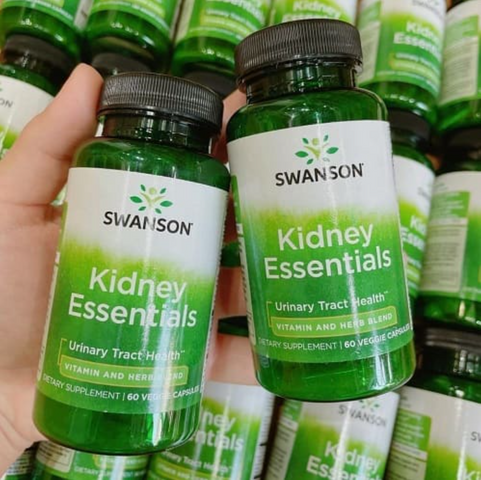 Viên uống bổ thận Swanson Kidney Essentials 60 viên - Hỗ trợ sức khỏe thận và cải thiện chức năng cơ thể hiệu quả
