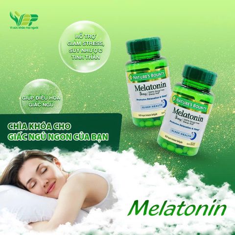Viên Uống Hỗ Trợ Giấc Ngủ Nature's Bounty 60 Viên - Giúp Ngủ Ngon và Sâu Giấc, Thư Giãn Căng Thẳng, Xuất Xứ Mỹ
