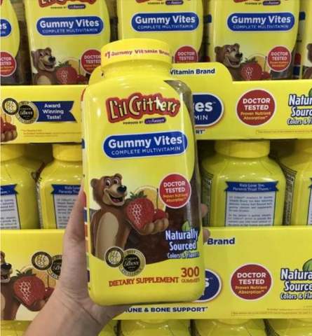 Kẹo Dẻo Bổ Sung Vitamin L'Il Critters Gummy Vites (300 Viên)