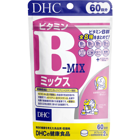 Viên Uống DHC Vitamin B Mix Nhật Bản - Hỗ Trợ Sức Khỏe, Tăng Cường Năng Lượng, Làm Đẹp Da, 60 Viên