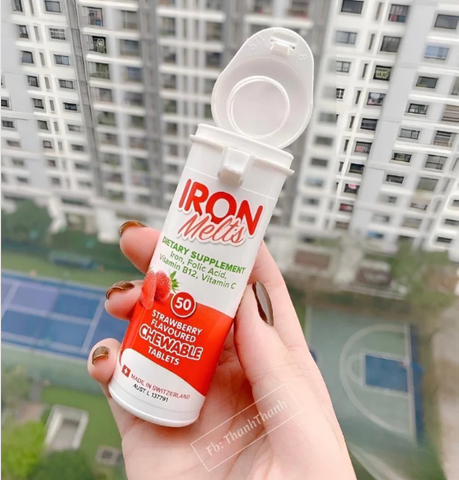 Viên Ngậm Bổ Sung Sắt Iron Melts 50 Viên