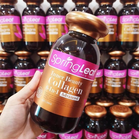 Viên Uống Collagen Chống Lão Hoá Spring Leaf Inner Beauty – Sắc Đẹp Từ Bên Trong, Cải Thiện Da, Tăng Cường Đàn Hồi, 180 Viên