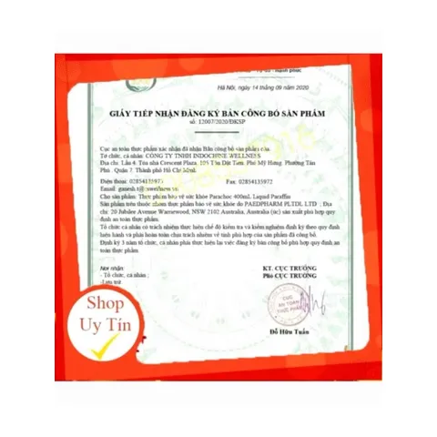 Siro Hỗ Trợ Tiêu Hóa Parachoc 400ml - Hương Socola Vani, Giúp Bé Dễ Đi Ngoài, Không Đường, Không Gluten, An Toàn Cho Trẻ Em