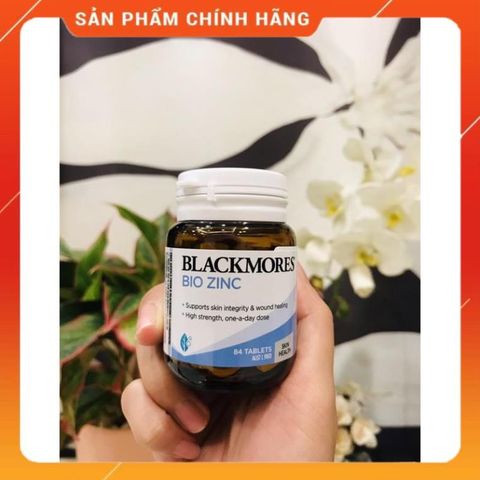 Viên Kẽm Blackmores Bio Zinc 84 Viên - Bổ Sung Kẽm Tăng Cường Miễn Dịch & Sức Khỏe Da Chính Hãng Úc