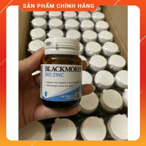 Viên Kẽm Blackmores Bio Zinc 84 Viên - Bổ Sung Kẽm Tăng Cường Miễn Dịch & Sức Khỏe Da Chính Hãng Úc