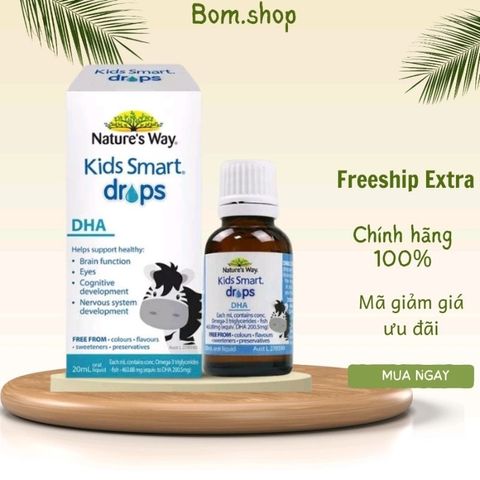 Nature’s Way Kids Smart Drops DHA ????? bổ sung DHA cho trẻ mẫu mới