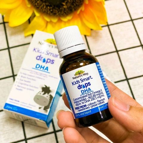 Nature’s Way Kids Smart Drops DHA ????? bổ sung DHA cho trẻ mẫu mới