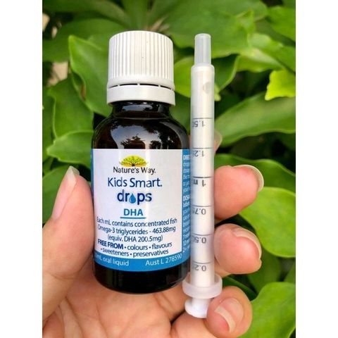 Nature’s Way Kids Smart Drops DHA ????? bổ sung DHA cho trẻ mẫu mới