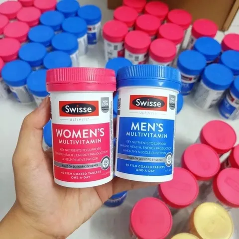 Multivitamin Swisse cho Nam và Nữ - Vitamin Tổng Hợp Đầy Đủ Dinh Dưỡng cho Mọi Lứa Tuổi, Hỗ Trợ Tăng Cường Sức Khỏe và Trí Não