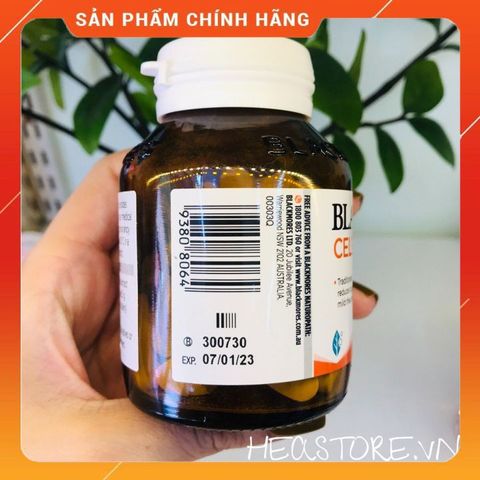 Viên Uống Hỗ Trợ Điều Trị Gout Blackmores Celery 3000mg - Giảm Đau, Kháng Viêm, 50 Viên, Xuất Xứ Úc