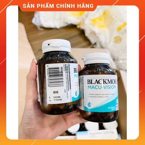 Viên Uống Bổ Mắt Macu-Vision Blackmores - Sáng Mắt, Bảo Vệ Võng Mạc, Hỗ Trợ Chữa Bệnh Mắt, Duy Trì Sức Khỏe Mắt, Úc