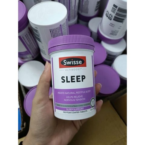 Viên Uống Hỗ Trợ Ngủ Ngon Swisse Ultiboost Sleep - Giúp Ngủ Sâu, Giảm Căng Thẳng, 60 Viên & 100 Viên Xuất Xứ Úc