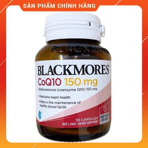 Viên Uống Bổ Tim CoQ10 Blackmore Chính Hãng 30 Viên - Hỗ Trợ Sức Khỏe Tim Mạch & Chống Oxy Hóa Tối Ưu