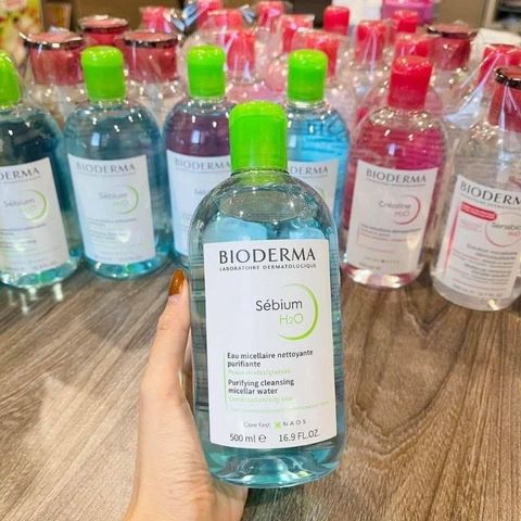 Nước Tẩy Trang Bio H2O 500ml - Dung Dịch Làm Sạch, Không Cồn, Dành Cho Da Nhạy Cảm, Không Cần Rửa Lại, Giúp Tẩy Trang Nhanh Chóng