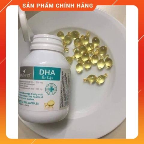 Viên uống DHA Bioisland cho trẻ em 60 viên - Bổ sung DHA tự nhiên tốt cho mắt và não, xuất xứ Úc