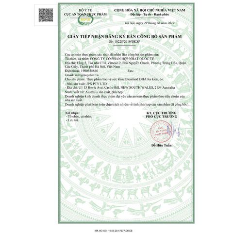 Viên uống DHA Bioisland cho trẻ em 60 viên - Bổ sung DHA tự nhiên tốt cho mắt và não, xuất xứ Úc