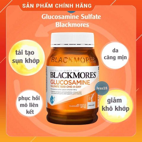 Blackmores Glucosamine Sulfate 1500 One A Day - Viên uống bổ xương khớp, giảm đau và sưng hiệu quả, mẫu mới 2020