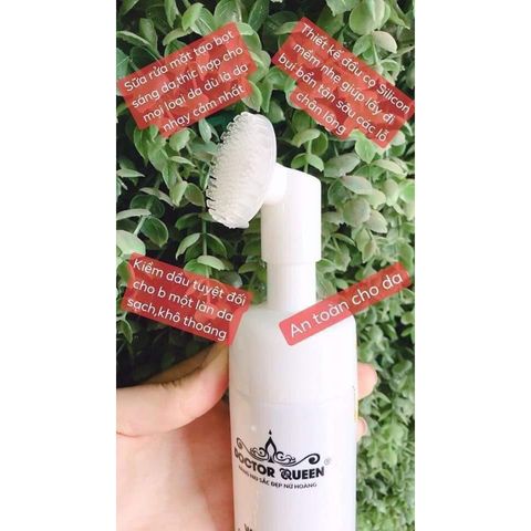 Sữa Rửa Mặt Tạo Bọt Doctor Queen Mới - Làm Sạch Sâu, Cấp Ẩm, Ngừa Mụn, Dịu Nhẹ Cho Da Nhạy Cảm và Mẹ Bầu