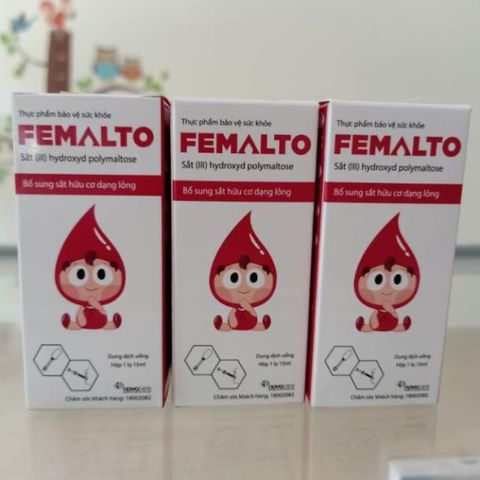 Vitamin Sắt Femalto 15ml - Dạng Nhỏ Giọt Bổ Sung Sắt Hữu Cơ Cho Trẻ Em Và Phụ Nữ Mang Thai, Hỗ Trợ Cải Thiện Thiếu Máu